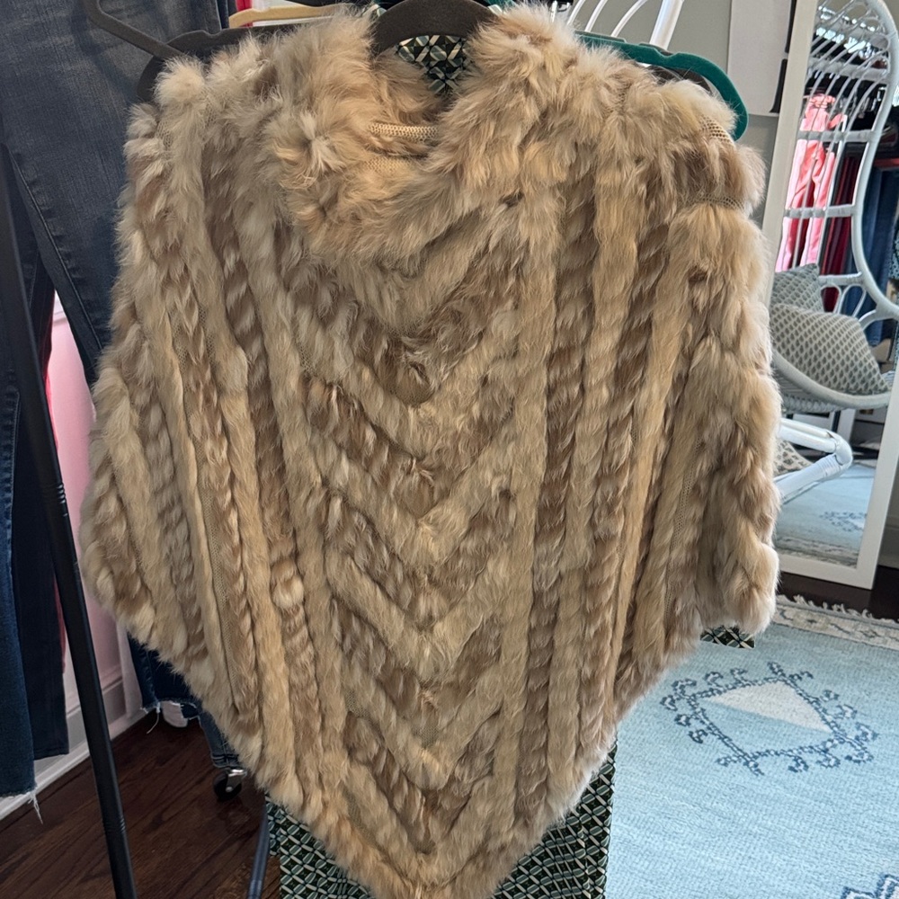 J.McLaughlin Faux Fur Poncho